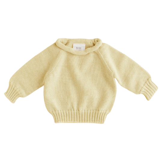 Hvid sweater Georgette - Light Yellow