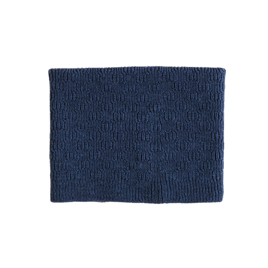 Hvid tube sjaal Gigi - Blue