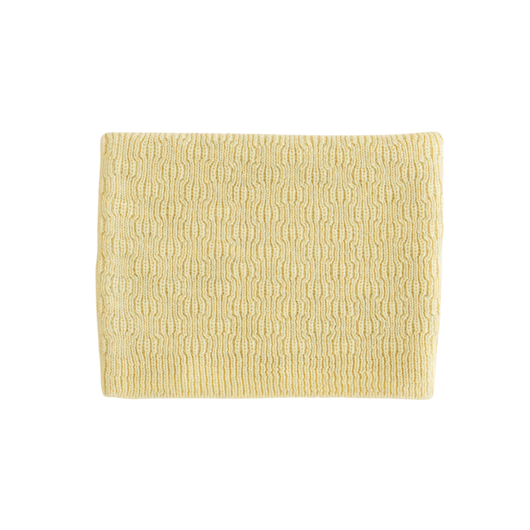 Hvid tube sjaal Gigi - Light Yellow