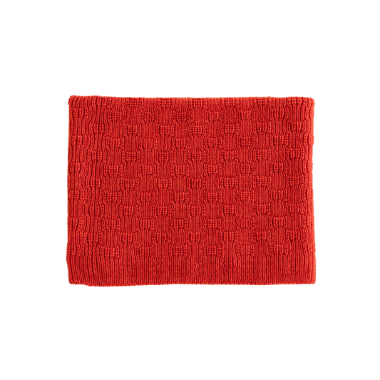 Hvid tube sjaal Gigi - Red