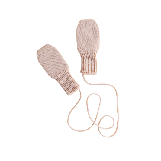 Hvid wantjes Fiza - Apricot