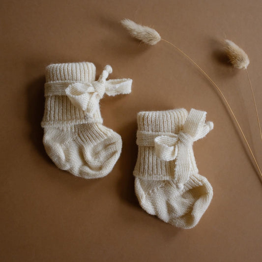 Hirsch Natur striksokjes - Naturel