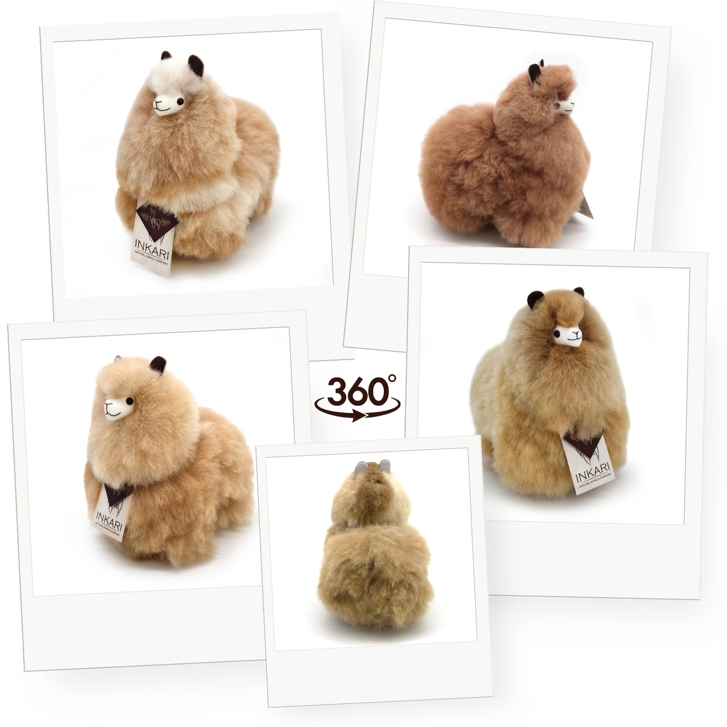 Inkari alpaca cuddly toy small naturals - Sandstone