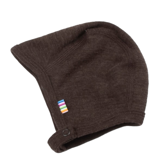 Joha merino wollen mutsje in de kleur bruin - de Wevershoek