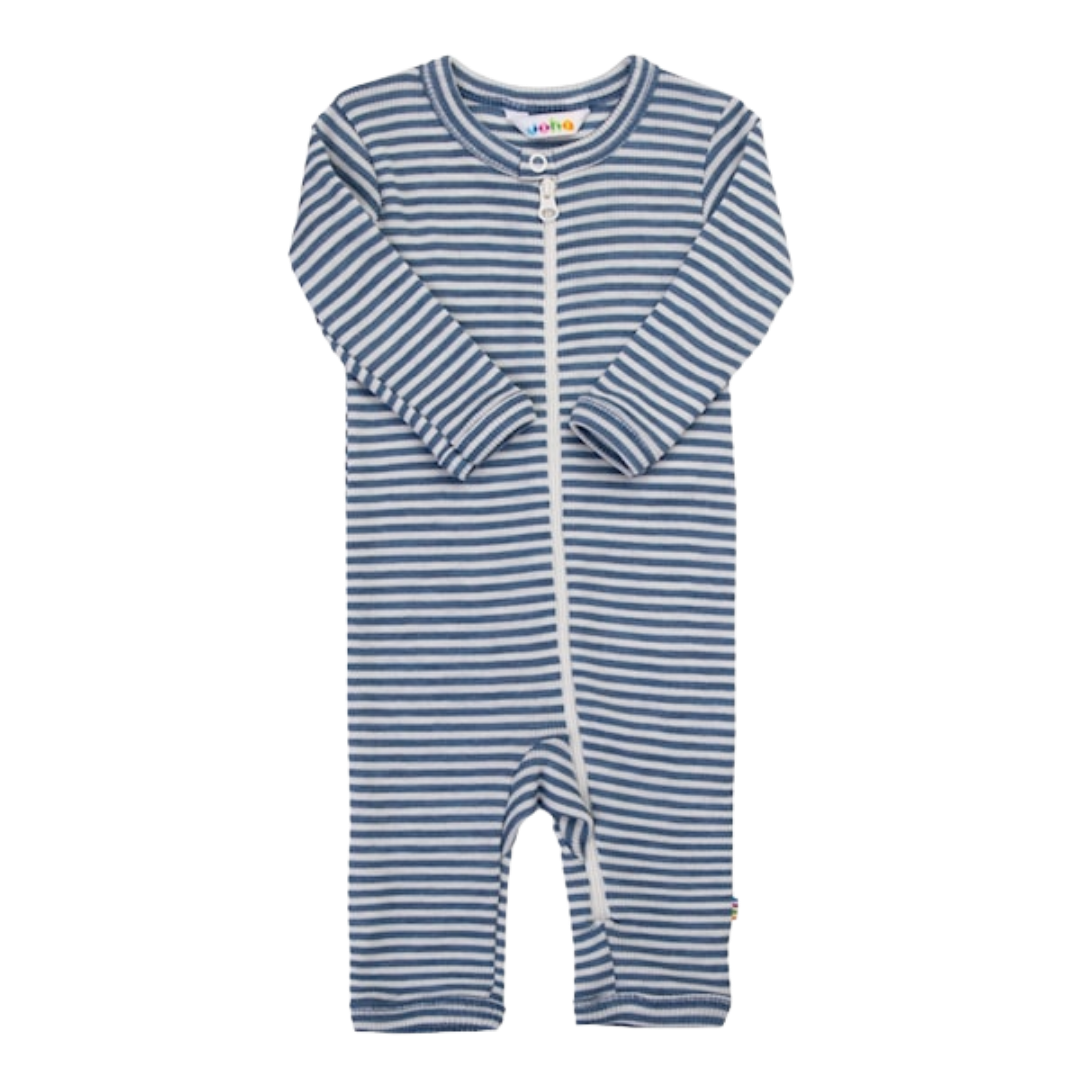 Joha wol/zijde jumpsuit - Blue