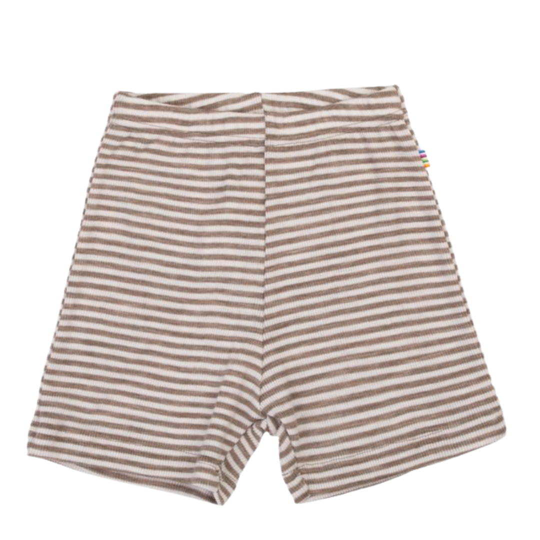 Joha wol/zijde short - Dark Beige