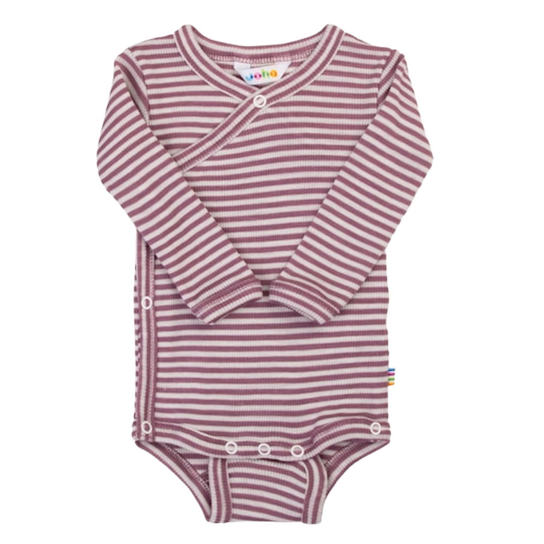 Joha wol/zijde wikkelromper - Heather