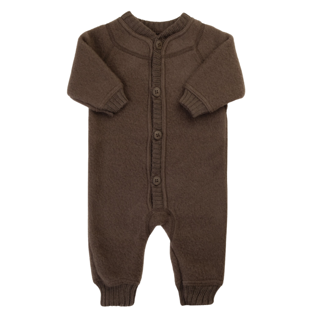 Joha wolfleece overall – Dark Brown