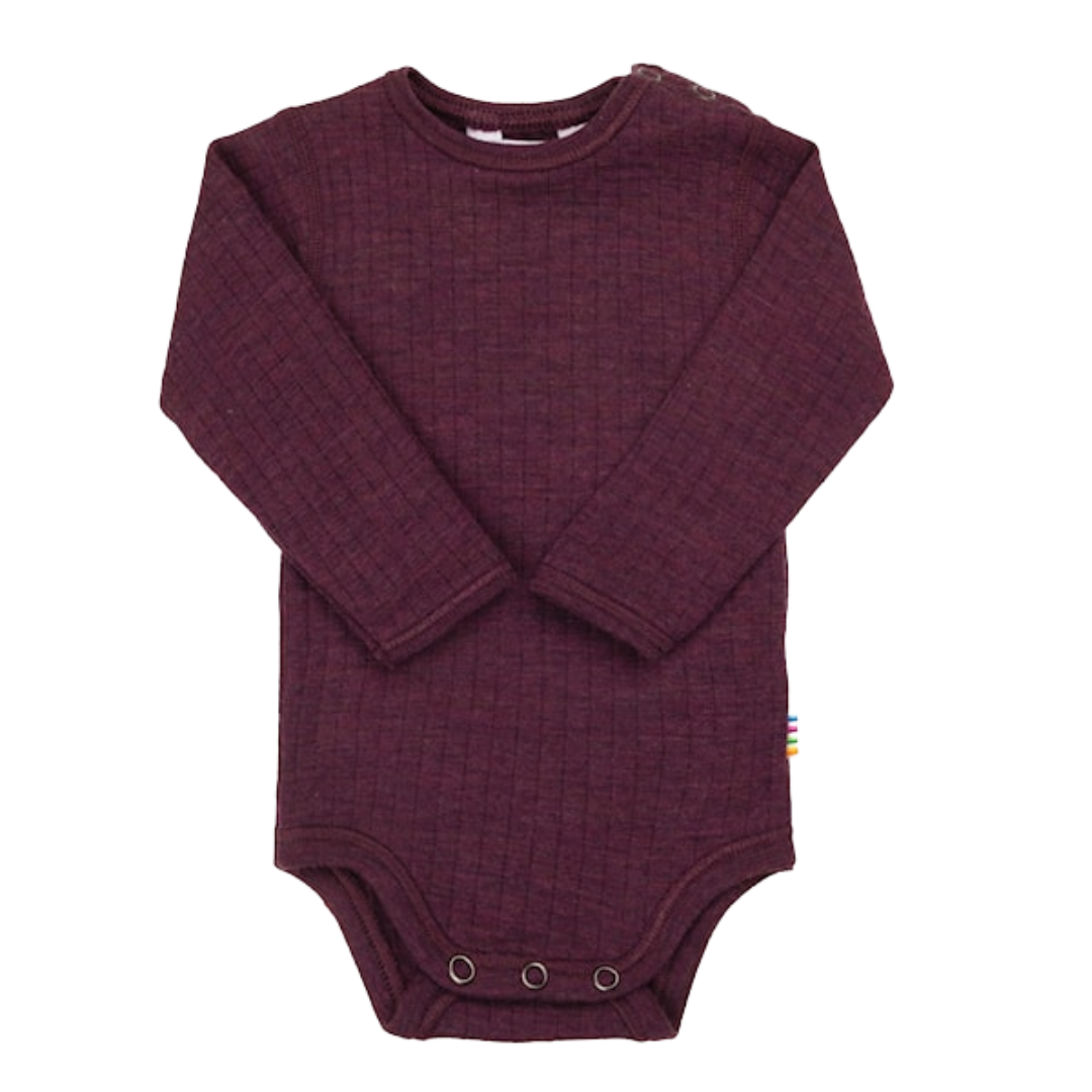Joha wollen romper - Plum