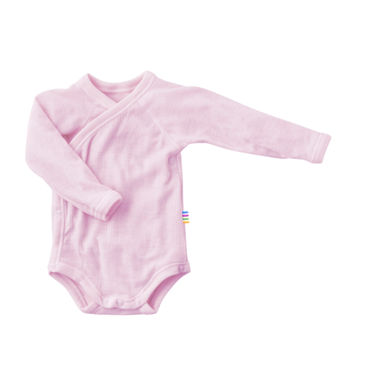 Joha wollen wikkelromper - Prime rose