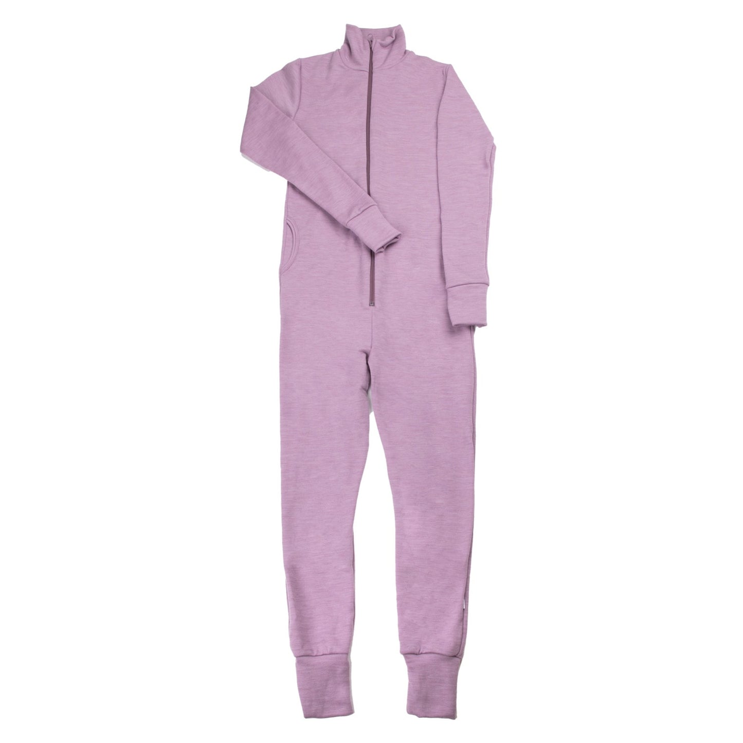Joha merino wool jumpsuit women - Grape nectar