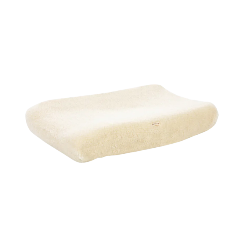Kico Label merino wool changing pad cover – Beige