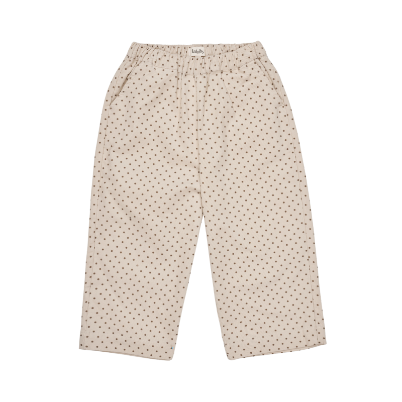 Lalaby katoenen broek Frankie โ Brown dot