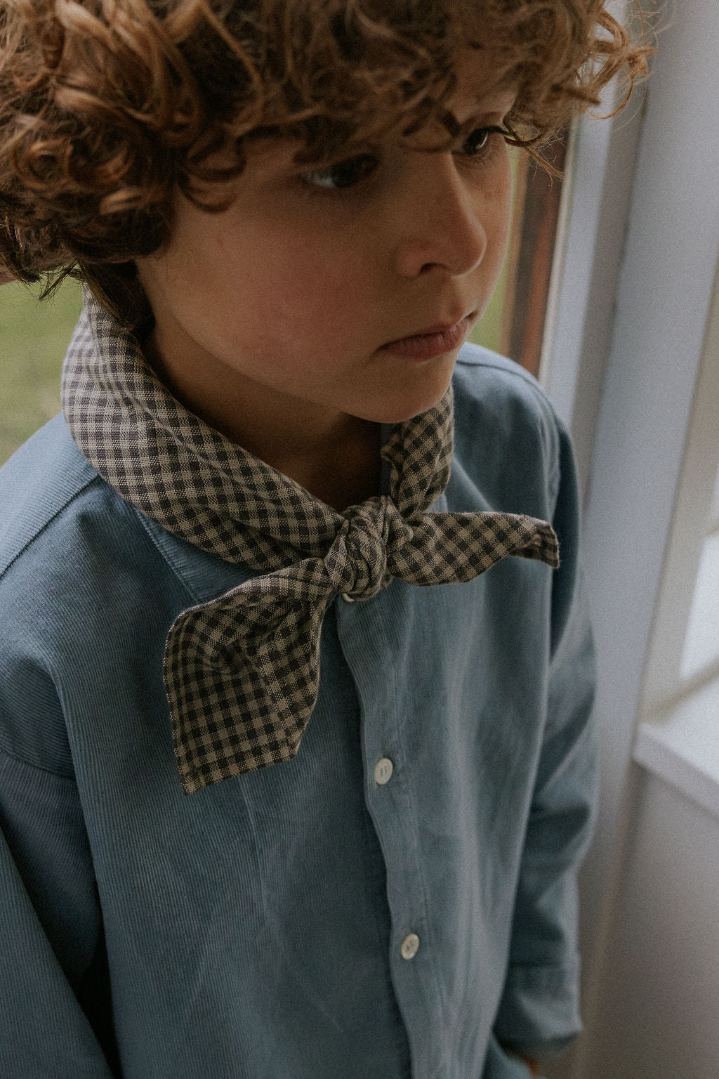 Lalaby katoenen bandana Vera – Forest check
