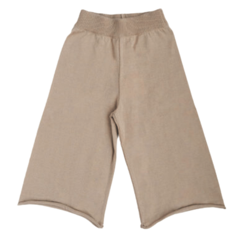 Lillé merino wool culotte pants - Beige