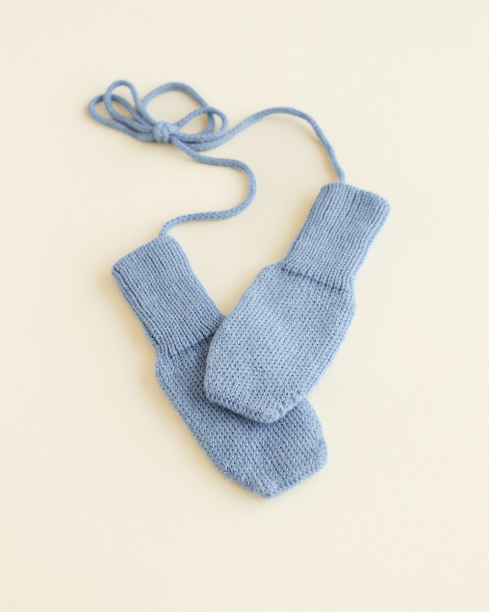 Hvid wantjes Fiza - Light Blue