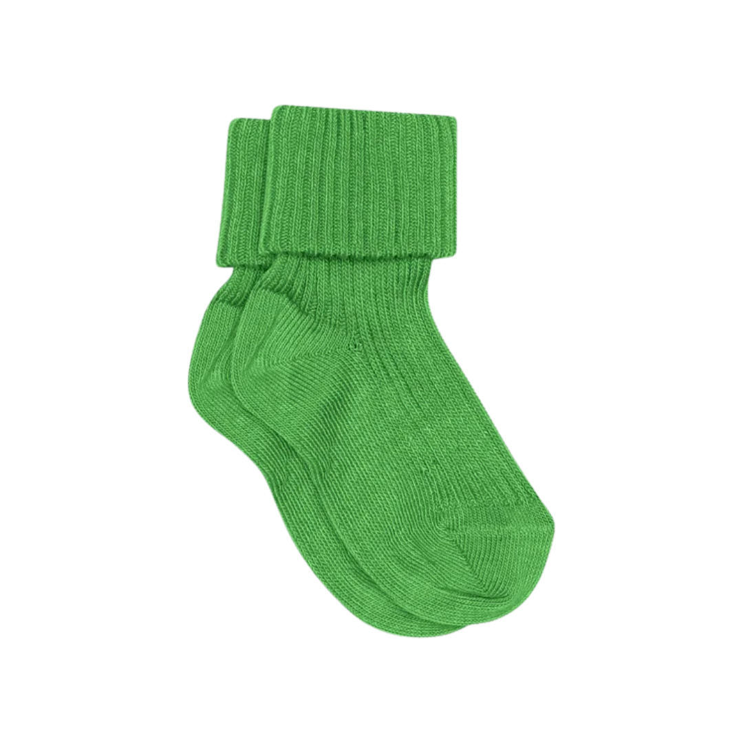 MP Denmark katoenen baby sokjes - Vibrant Green