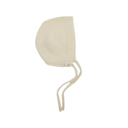 My Little Freckle kasjmier strikmutsje - Ivory