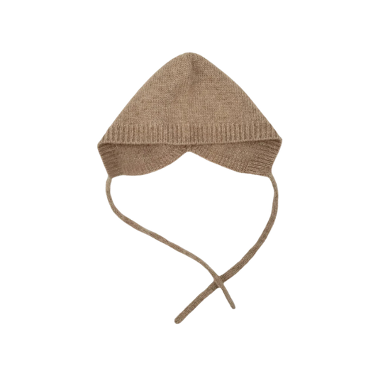 My Little Freckle kasjmier strikmutsje - Oatmeal