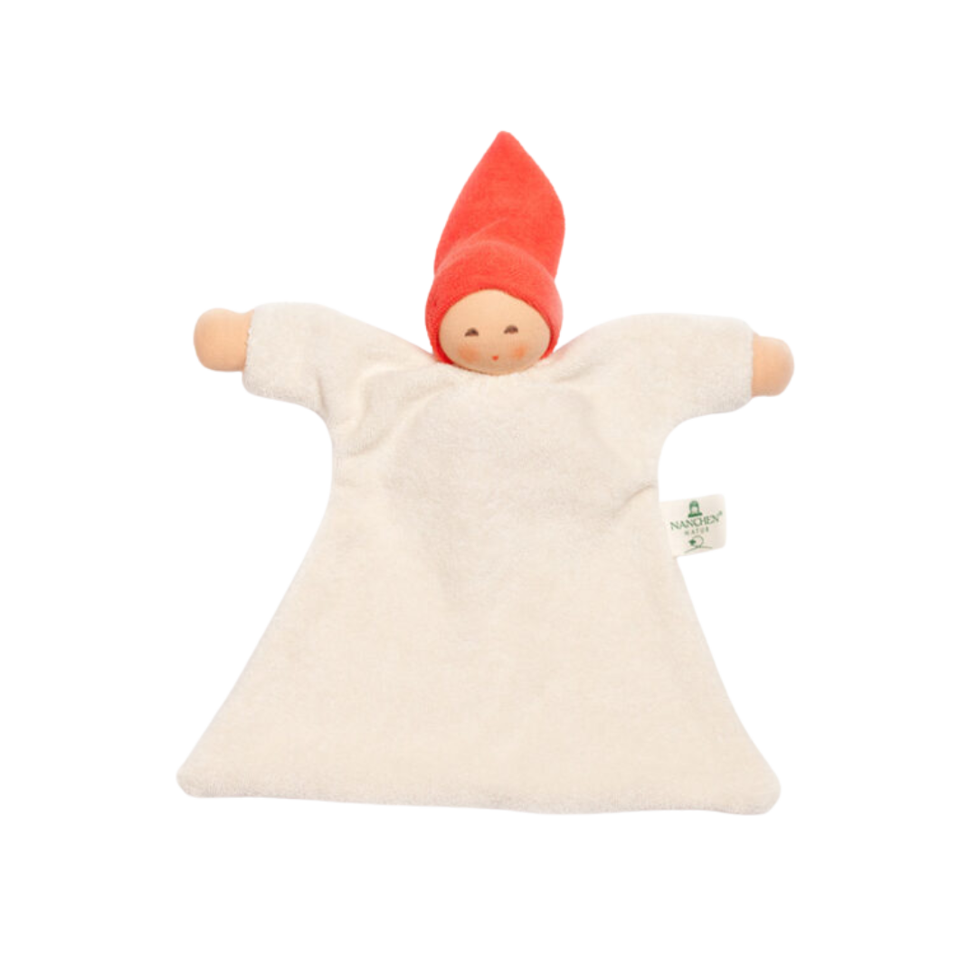 Nänchen Natur knuffeldoekje Nuckel – Orangerot