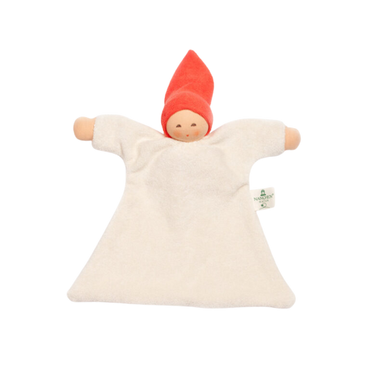 Nänchen Natur knuffeldoekje Nuckel – Orangerot