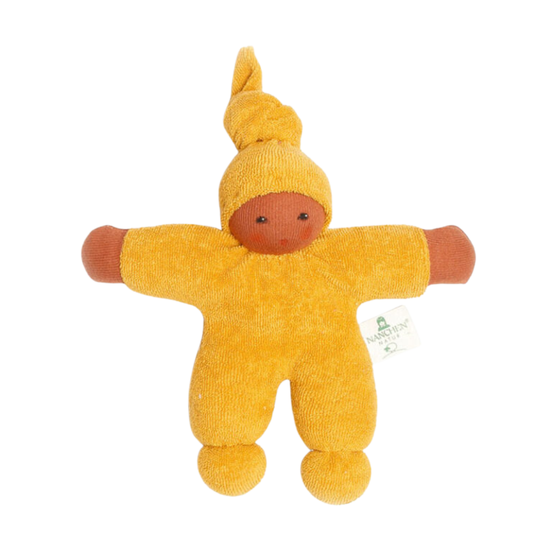 Nänchen Natur knuffelpopje Pimpel - Goldgelb