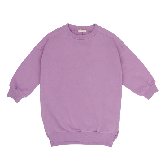 Phil & Phae chunky sweaterdress bio katoen - Bright lilac