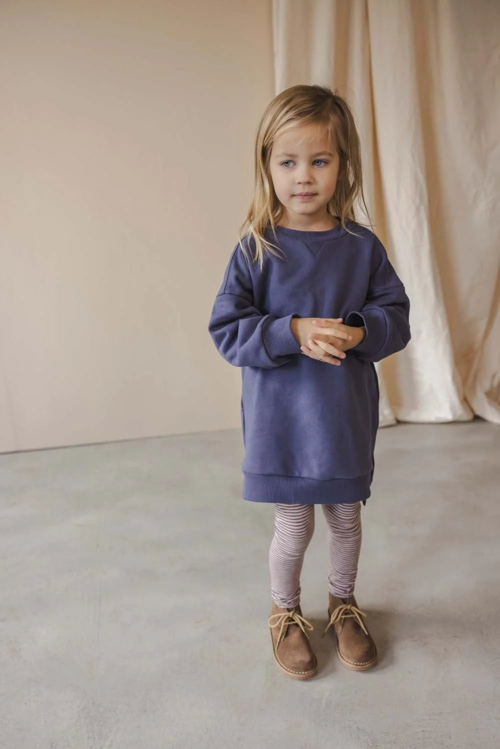 Phil & Phae chunky sweater organic cotton - Bright lilac