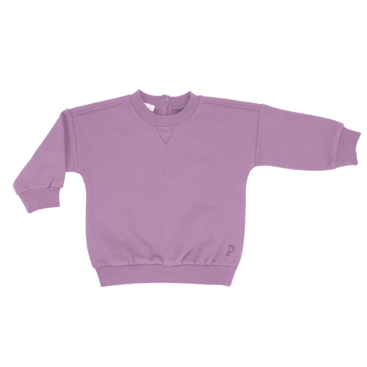Phil & Phae chunky baby sweater bio katoen - Bright lilac