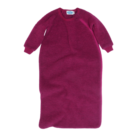 Reiff wolfleece slaapzak met mouwen - Berry