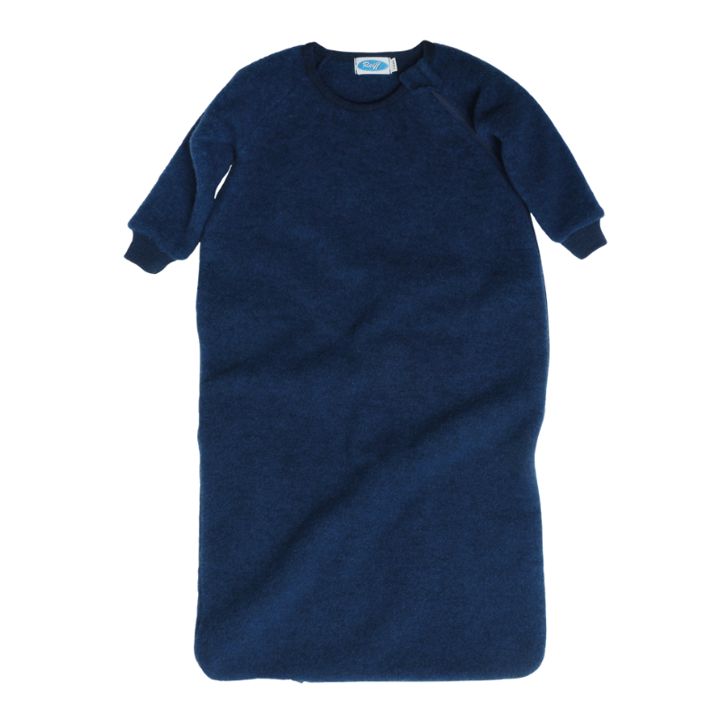 Reiff wolfleece slaapzak met mouwen - Navy