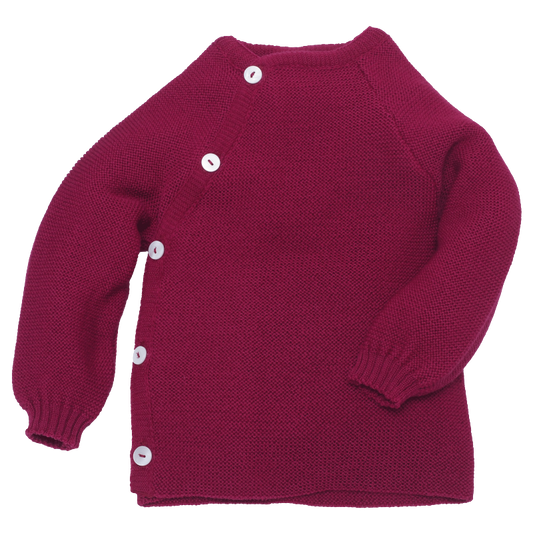 Reiff merino wollen wikkelvestje - Berry