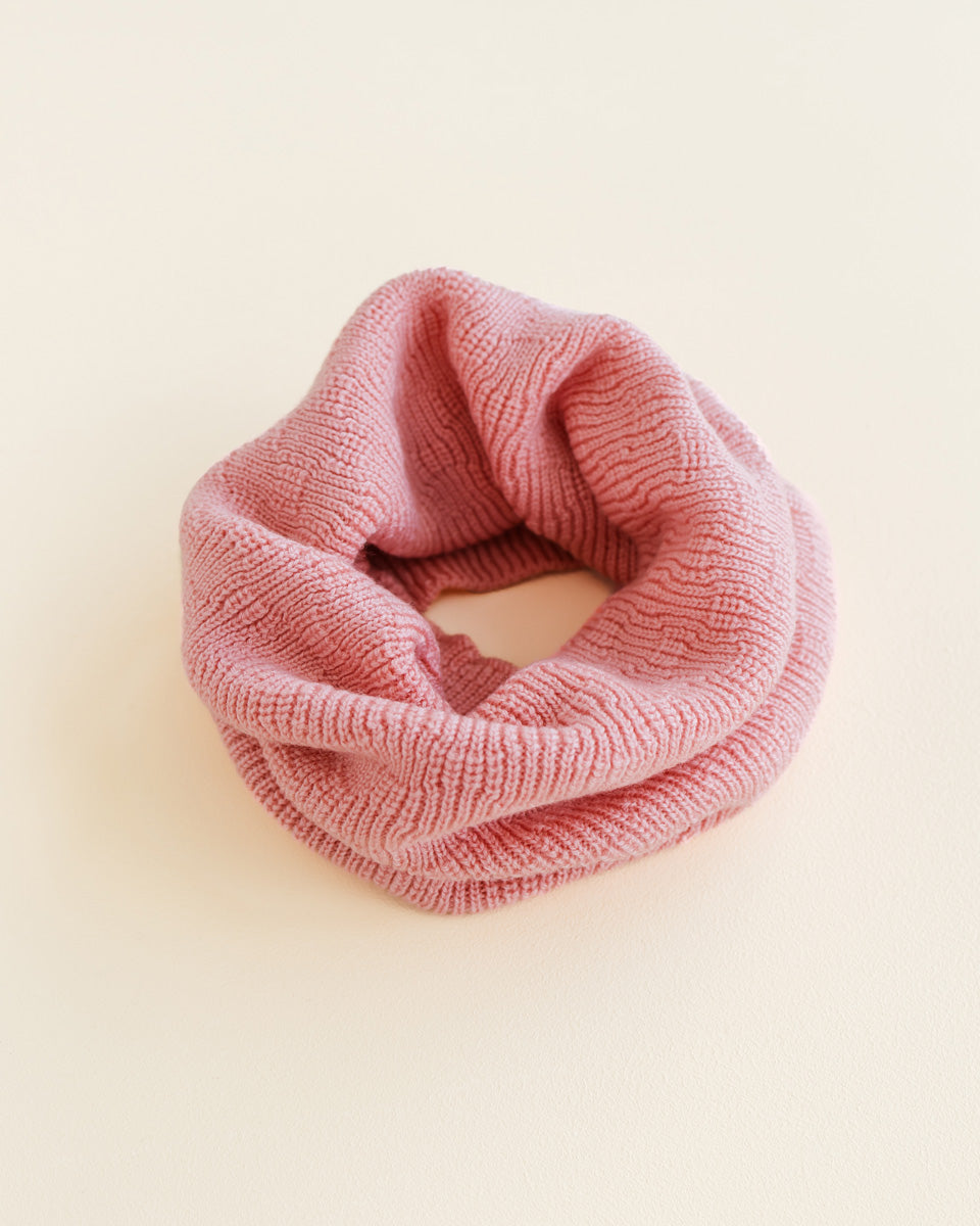 Hvid tube sjaal Gigi - Bubblegum