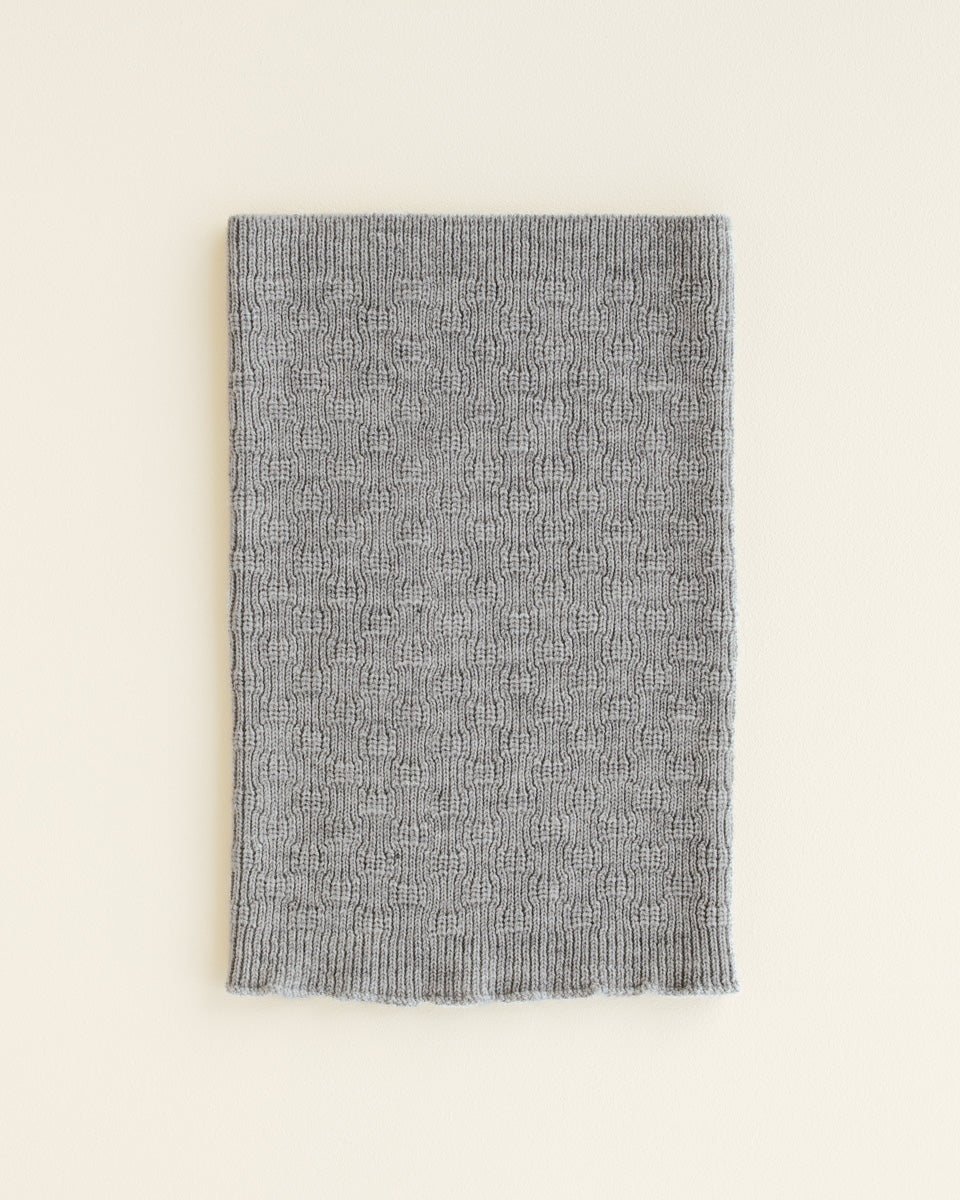 Hvid tube sjaal Gigi - Grey Melange