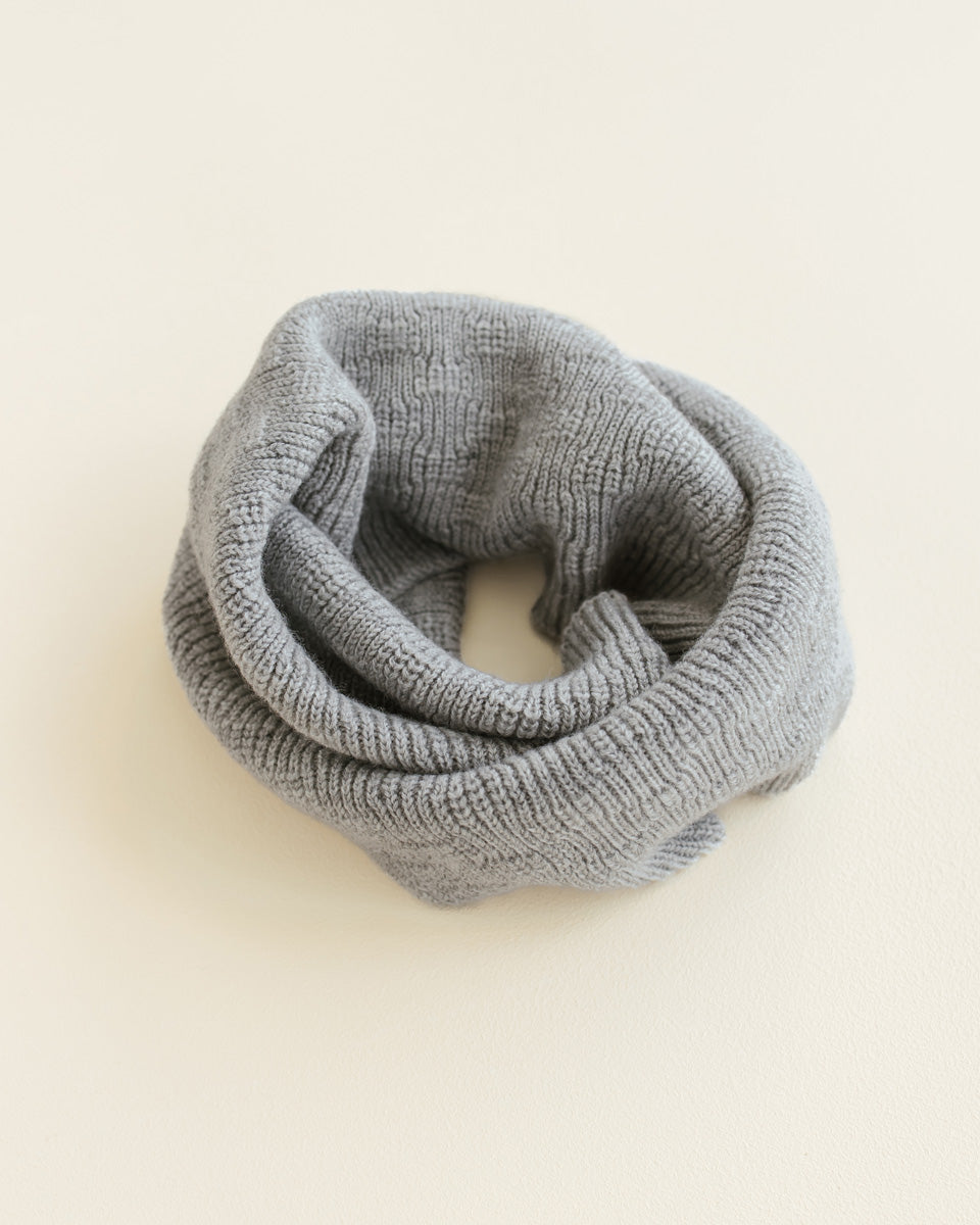 Hvid tube sjaal Gigi - Grey Melange