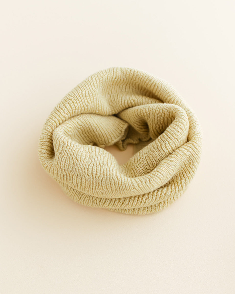 Hvid tube sjaal Gigi - Light Yellow