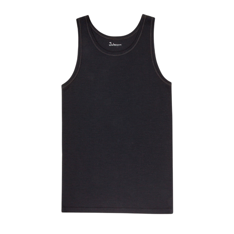 Joha wollen hemd heren - Black