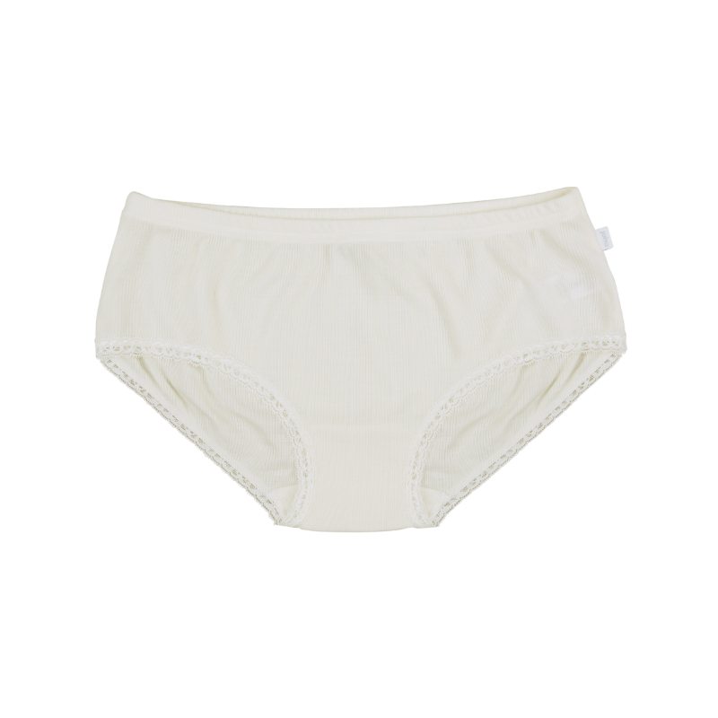 Joha wol/zijde hipster dames - Off-white