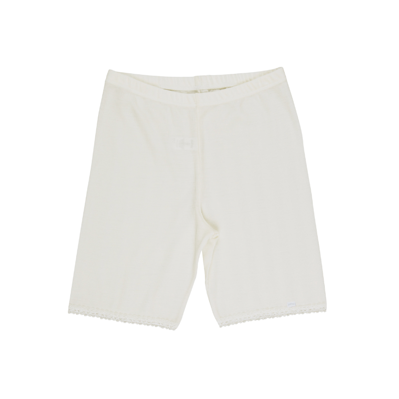 Joha wol/zijde shorts dames - Off-white