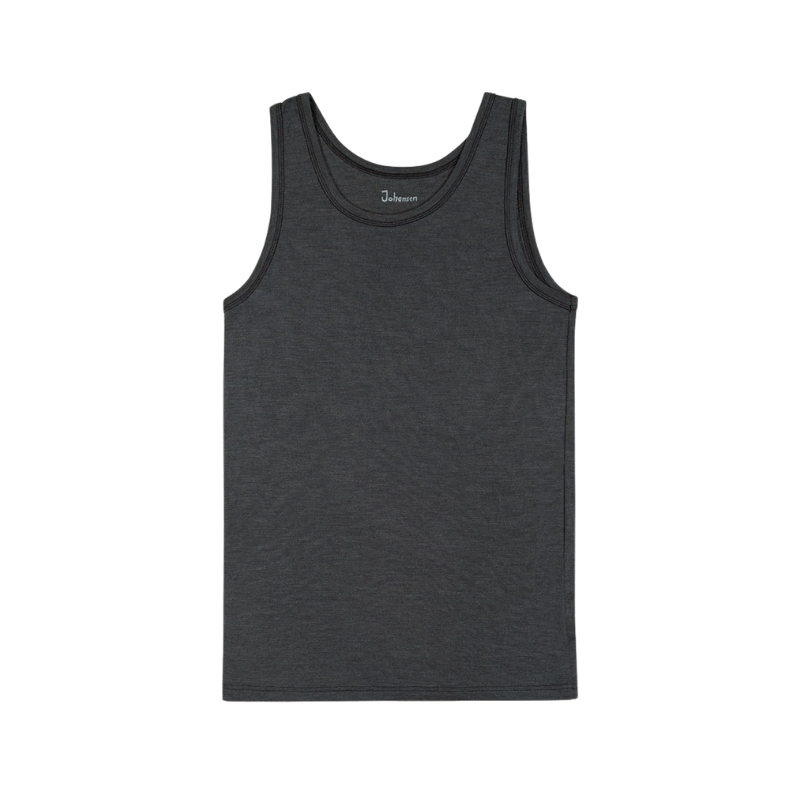 Joha wol/zijde hemd heren - Dark grey