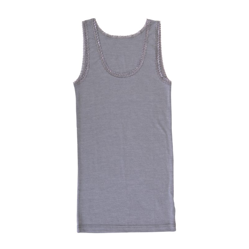 Joha wol/zijde hemd dames - Grey