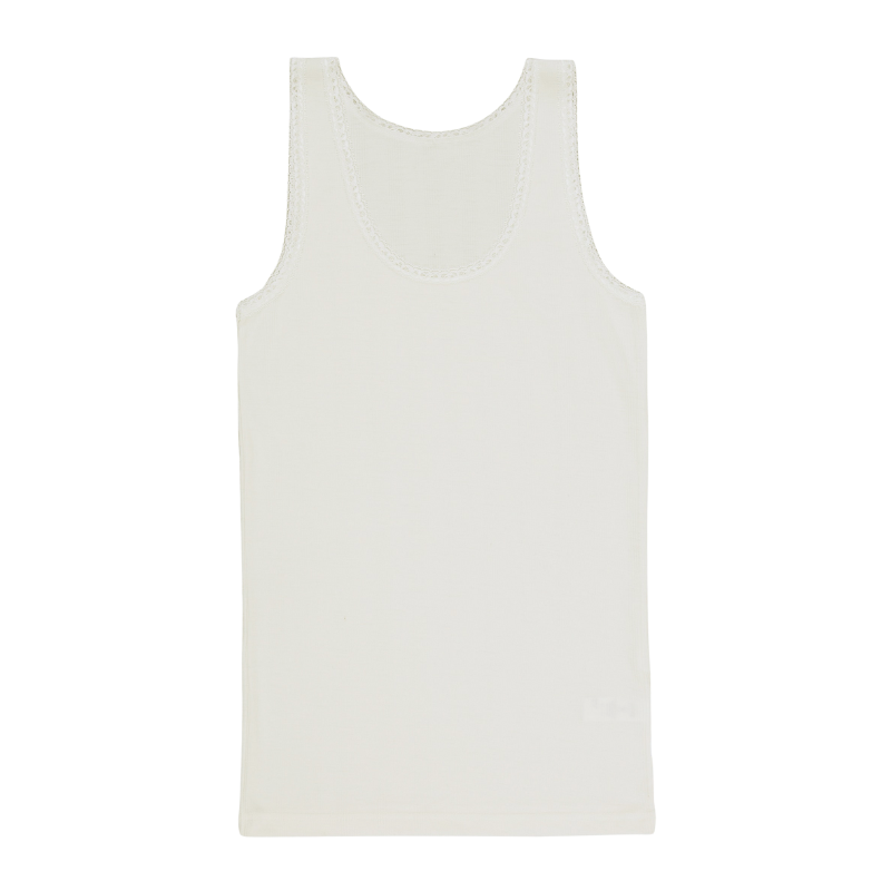 Joha wol/zijde hemd dames - Off-white