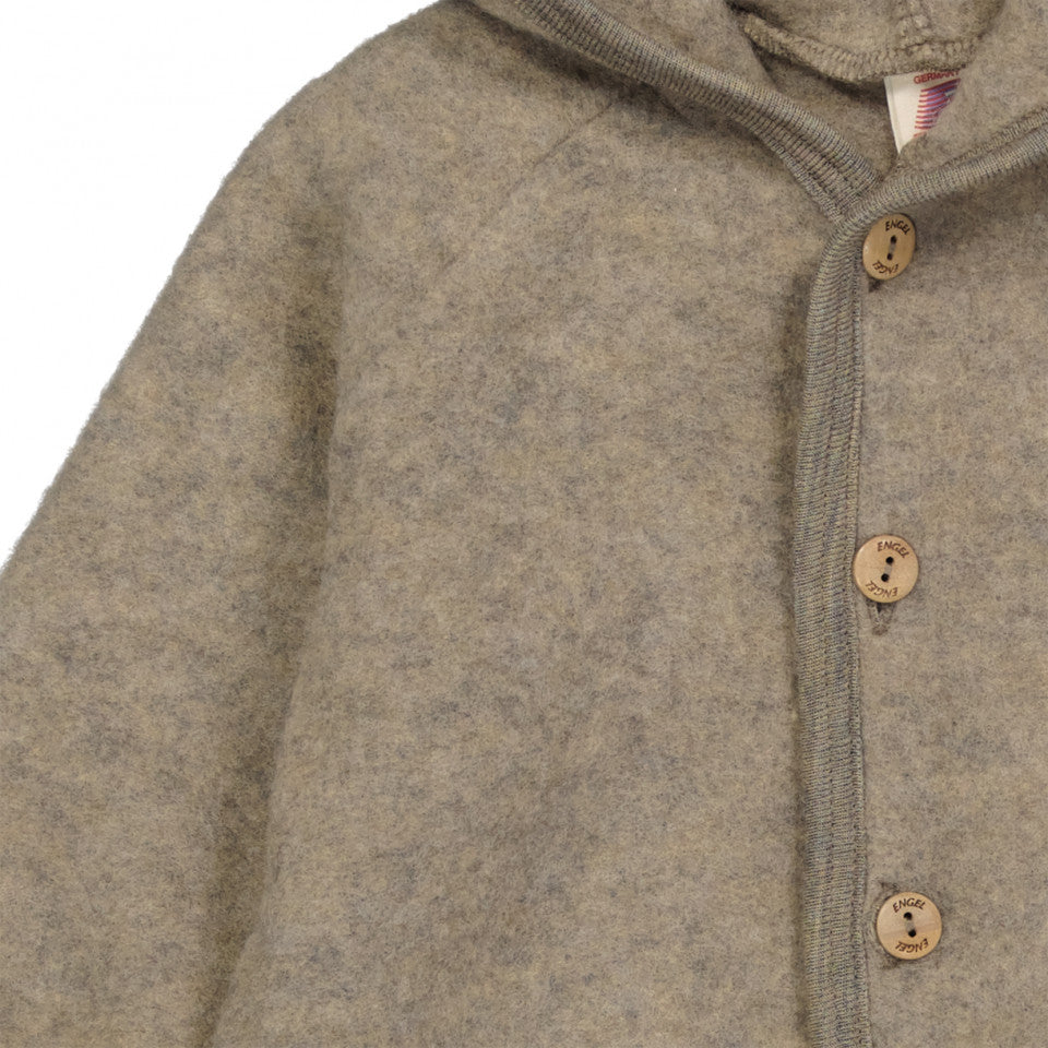 Wolf fleece jacket - walnut