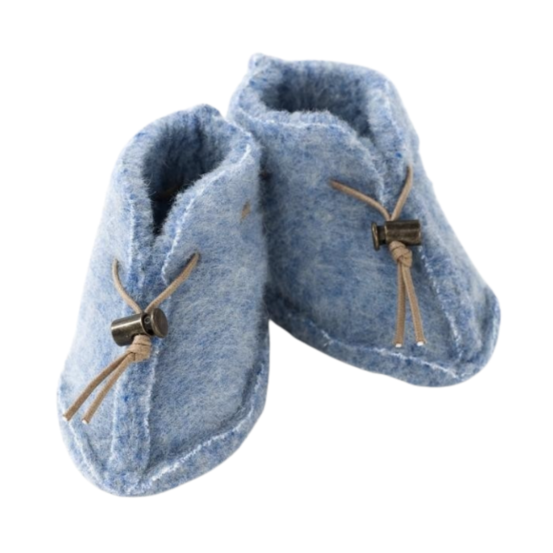 Alwero baby slofjes Emo - Lichtblauw