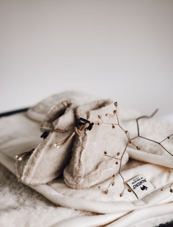 Alwero baby slofjes Emo - Beige