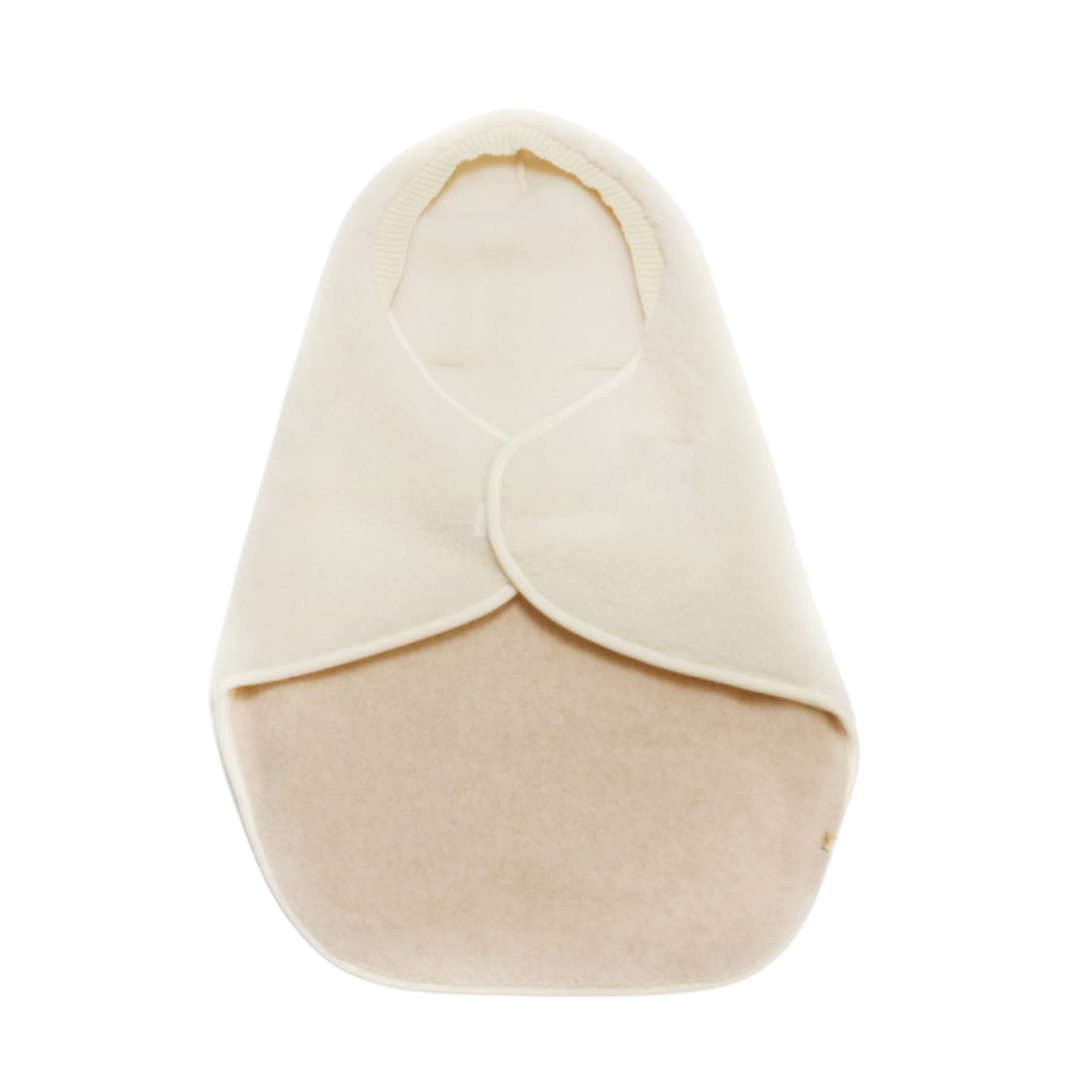 Alwero wollen wikkeldeken Wingy duo - Beige