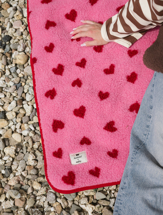 Alwero X Salty deken - Bubble Gum Heart