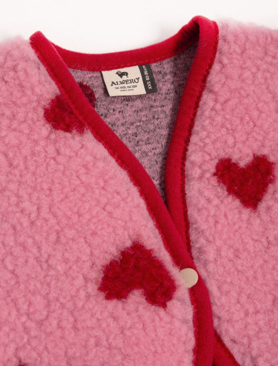 Alwero X Salty baby vest Lulu - Bubble Gum Hearts