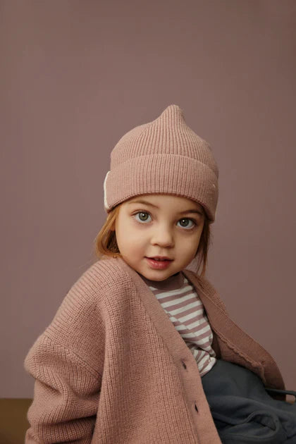 Gray Label gebreid wollen kindervest - Berry