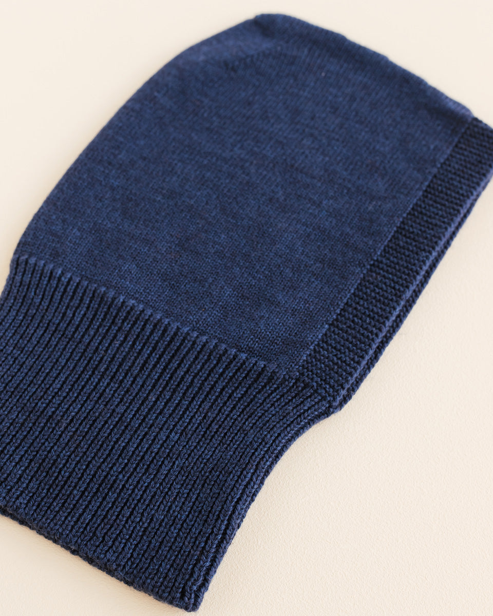 Hvid balaclava Eddy - Blue